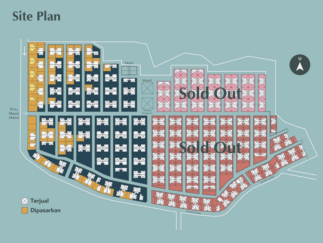 Siteplan Perumahan Perumahan Graha Sedayu Sejahtera