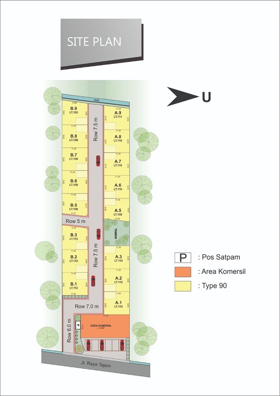 Siteplan Perumahan Hara Residence