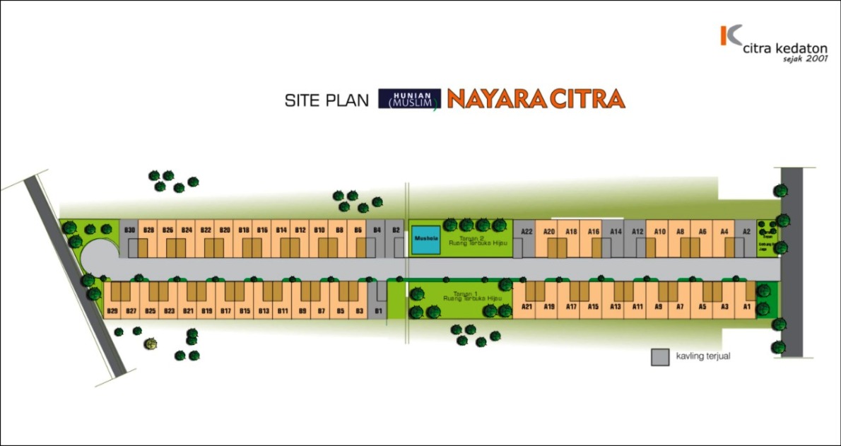 Siteplan Perumahan Nayara Citra