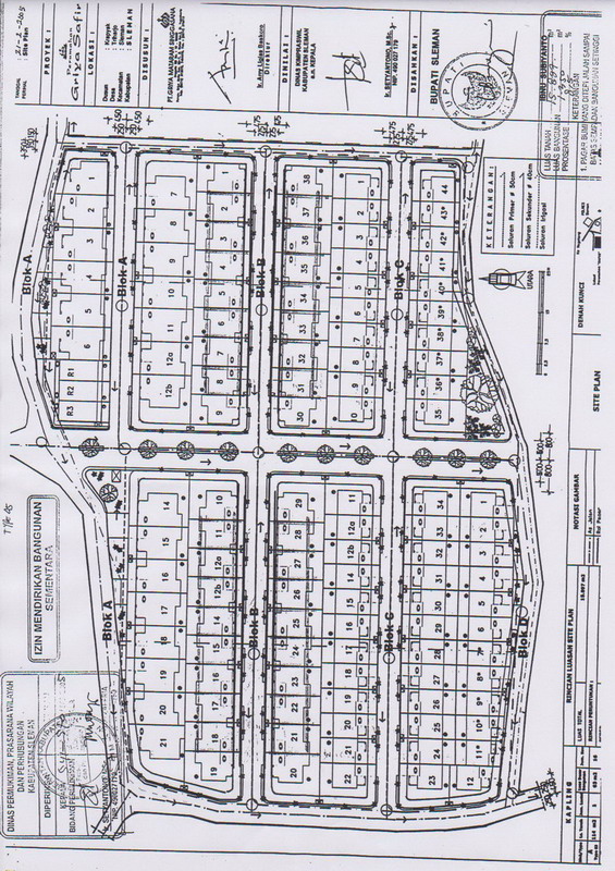Siteplan Perumahan Griya Safir